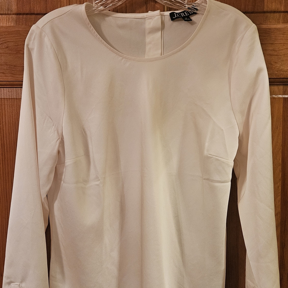 J. Crew Women's Blouse in Cream